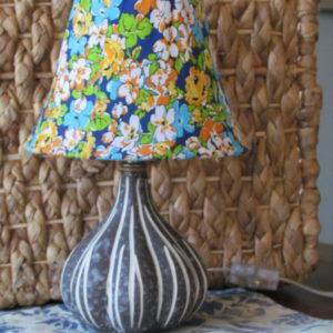 Allium Bulb Mini Lamp with Floral Shade